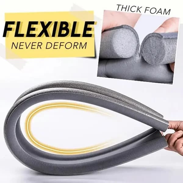 Flexible Door Bottom Sealing Strip Guard Wind Dust Threshold Seal Draft Stopper