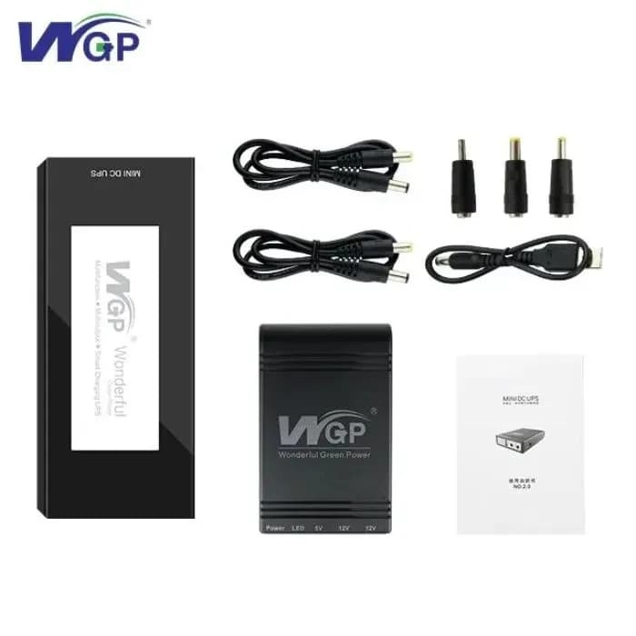 WGP Wonderful Green Power 10400mAh Battery Mini DC UPS (5V-9V-12V)