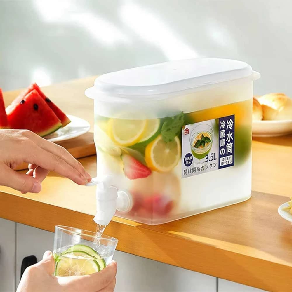 Juice Container - জুস কন্টেইনার 3.5L (পরিবারের সকলের শরবত একসাথে স্টোর করতে পারবেন)