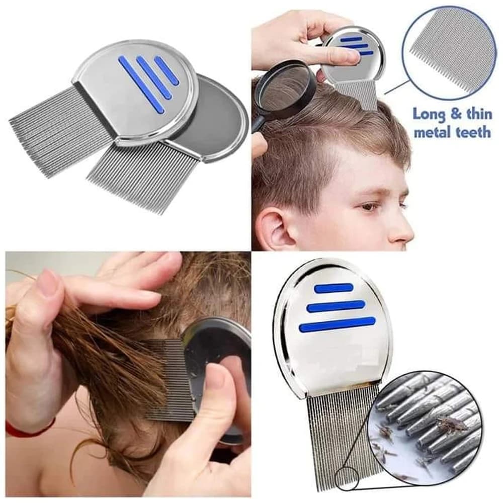 Silver Stainless Steel Lice Comb