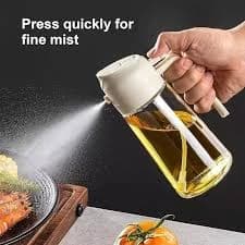 (১ পিস) 2 in1 Oil Spray Dispenser Bottle