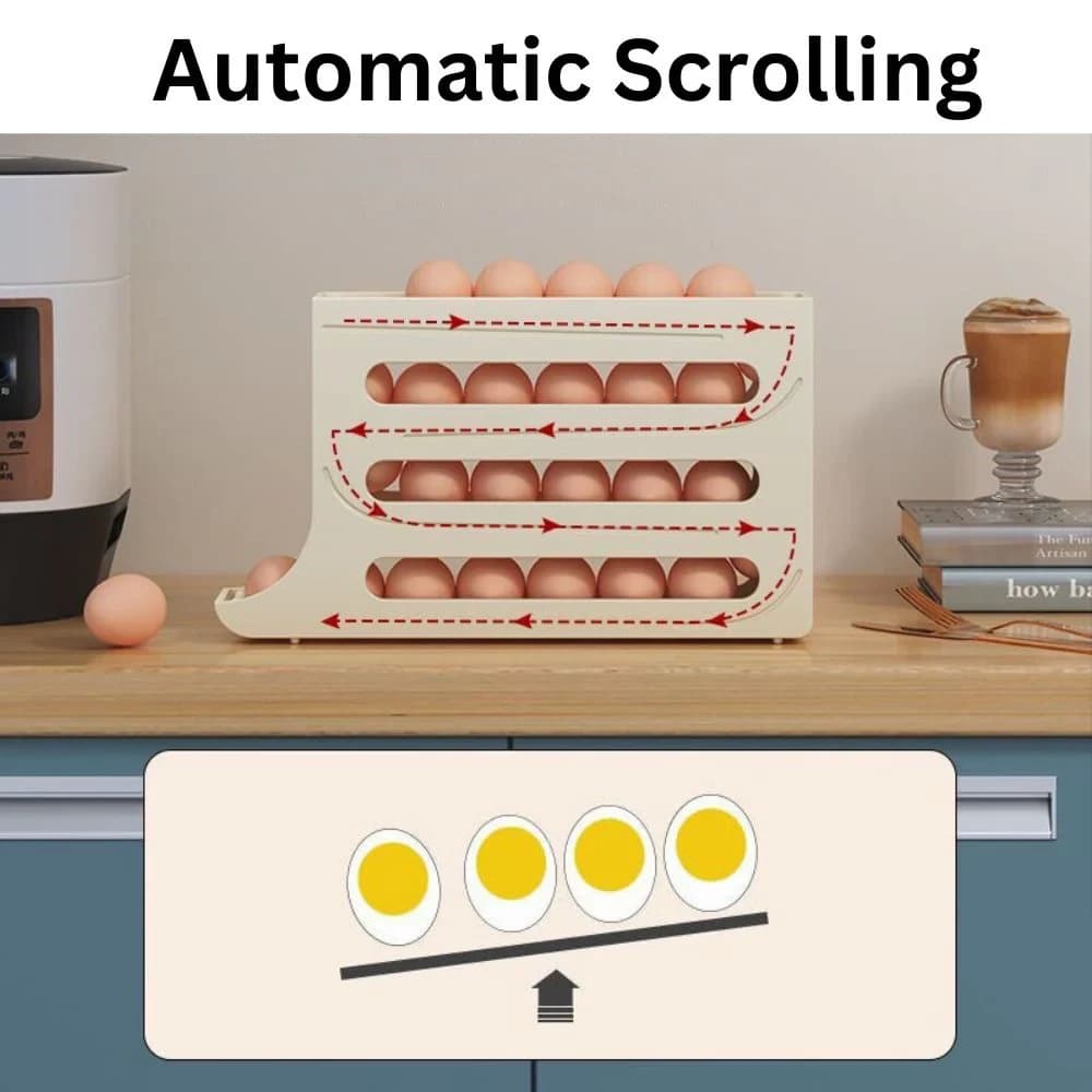 (১ পিস) 4 Layer Eggs Storage Rack