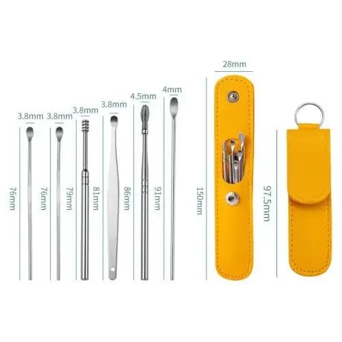 Earpick Sticks | Earwax Remover | Ear Cleaner Tools 6Pcs